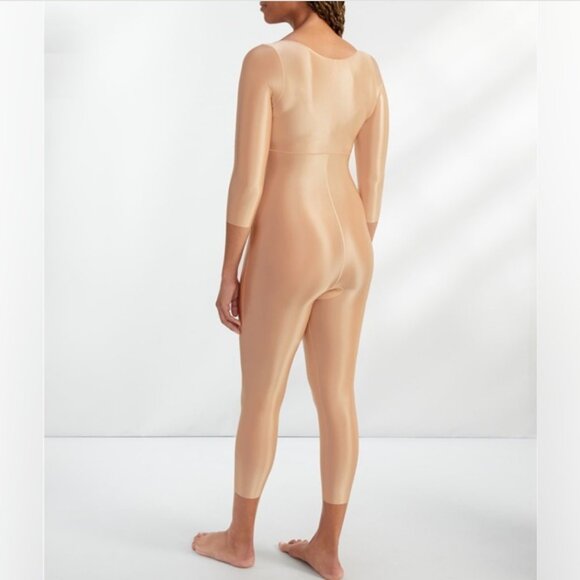 Spanx Suit Your Fancy Open-Bust 3/4 Sleeve Catsuit - Picture 3 of 4